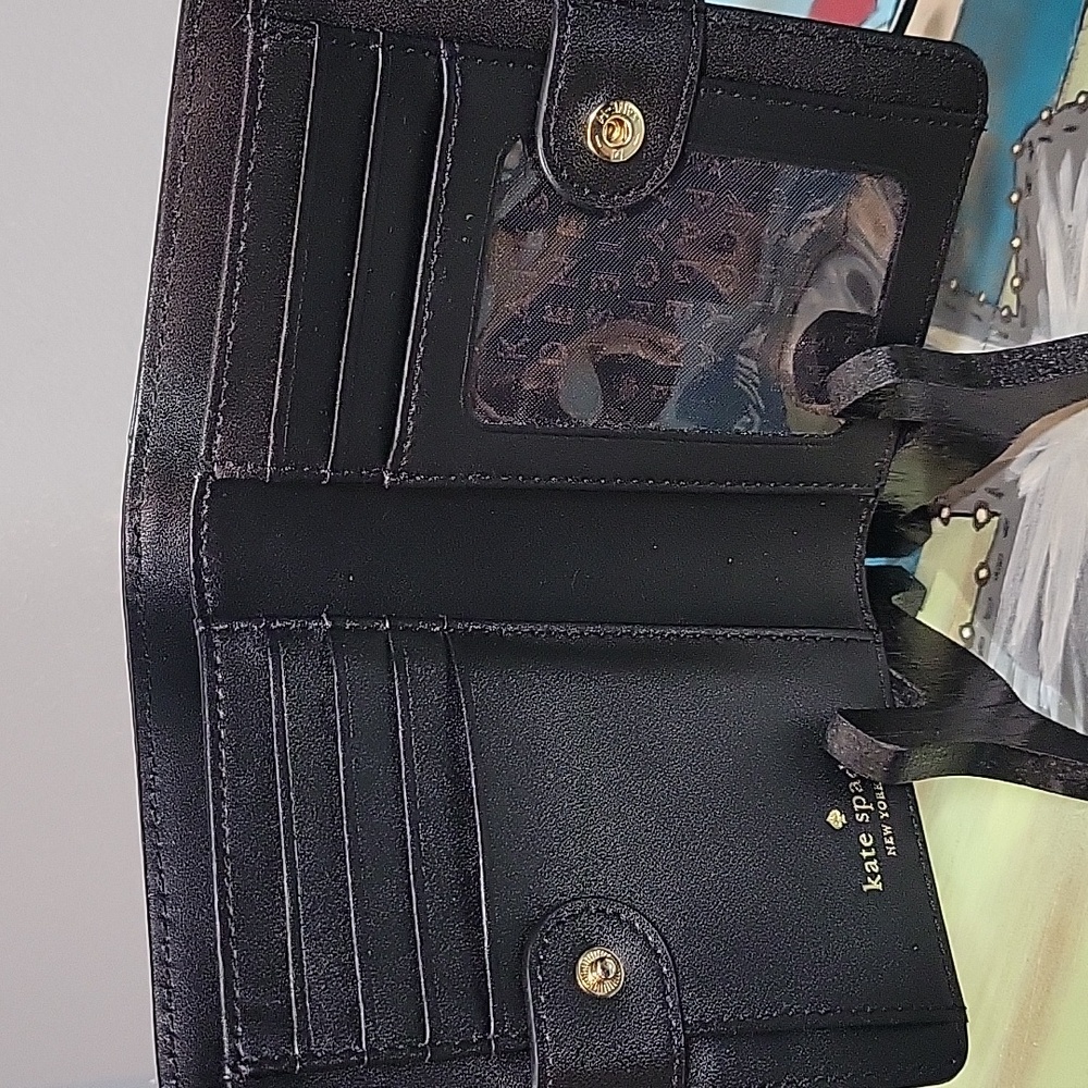 Kate Spade Black and White Wallet - Picture 4 of 4